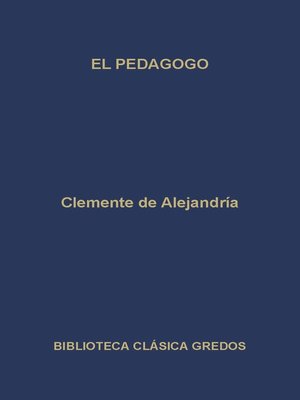cover image of El pedagogo